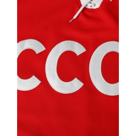 Men's Vintage #24 Embroidered Ice Hockey Jersey - Red and White, Breathable Polyester, Classic V-Neck Captain's Sweatshirt, Machine Washable, Ideal for Sports & Casual Wear