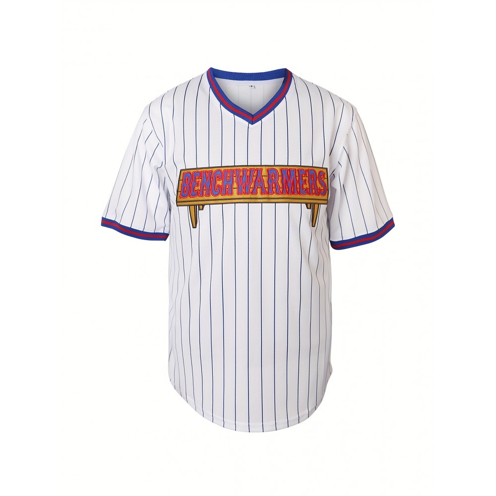 #44 White Baseball Jersey Stitched Polyester Men'S Retro Baseball Shirt Button Short Sleeved Baseball Top S-3XL Hip Hop Clothes