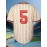 Men'S Baseball Jersey # 5 Beige Baseball Sports Shirt Suitable For Sports Games On The Street S-XXXL