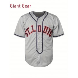 Men'S # 0 Grey Baseball Jacket V-neck Breathable Polyester Mesh Loose Sport Design Machine Washable Suitable For Casual Outdoor Activities S-3XL Sportswear V-neck Jersey Front Buckle Closed