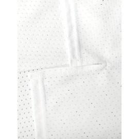 Stitched #9 White Basketball Sports Jersey, Sleeveless Basketball Jersey, Polyester Basketball Shirt Classic Tank Top - Gift For Basketball Fans