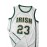 Men's #23 Basketball Jersey - White & Green Retro Design, Breathable Polyester, Number 23, Sizes S-XXXL, Perfect for Team Sports, Casual Wear, and Basketball Training