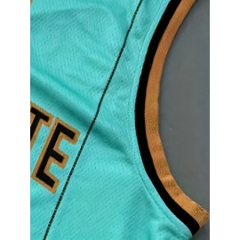 Men'S Basketball Shirt # 1 Light Green Basketball Sports Shirt S-XXXL