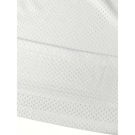 Men's #1 Classic Retro Embroidered Sleeveless Basketball Jersey - Breathable & Moisture-Wicking, Perfect for Team Training & Competitions, Available in S to XXXL