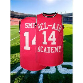 Men'S # 14 Peach Basketball Sweatshirt Suitable For Competition Training Team Sports Size S-XXXL