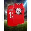 [Party Highlight] Men's #13 Basketball Jersey - Embroidered Polyester Knit Sleeveless Shirt, Loose Fit for Team Sports, Training & Casual Wear, Sizes S-XXXL, Party Sports Outfit | Skull Graphic Jersey | Glossy Finish Top, Best for Christmas
