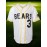 Men'S #3 White Baseball Jersey, Embroidered Short-Sleeve Baseball Jersey, V-Neck Loose Button-Up Shirt, a Comfortable Top Suitable for Training And Games.